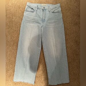 Madewell the perfect vintage wide leg crop jean
